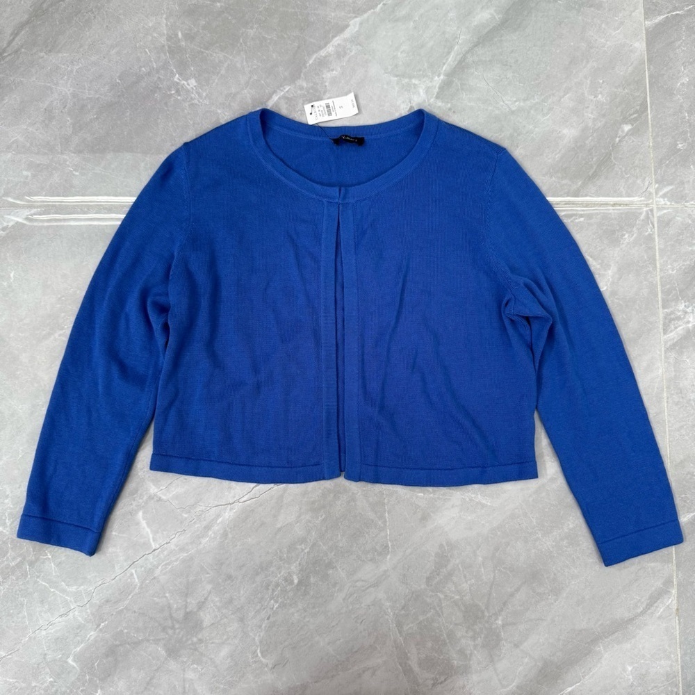 Women’s Talbots Cropped Hook & Eye Shrug Cardigan Sweater Small